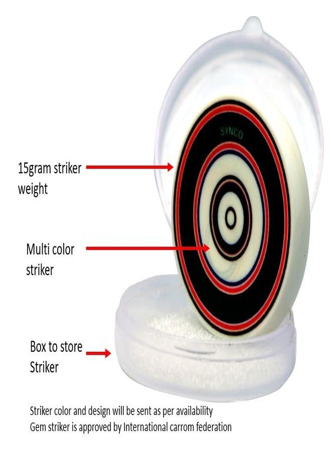 Synco Gem Carrom Striker, Assorted Color - Image 3